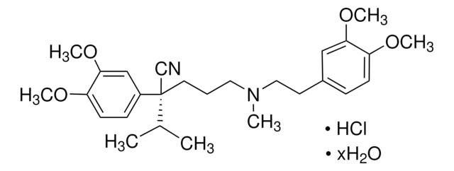 R(+)-Verapamil monohydrochloride hydrate