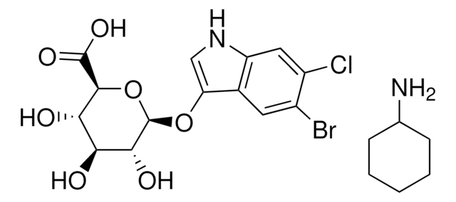 5-Bromo-6-chloro-3-indolyl ?-?-glucuronide cyclohexylammonium salt