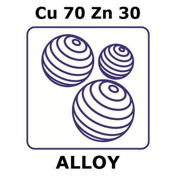BRASS ALLOY, CU70ZN30, SPHERE, 2.0MM
