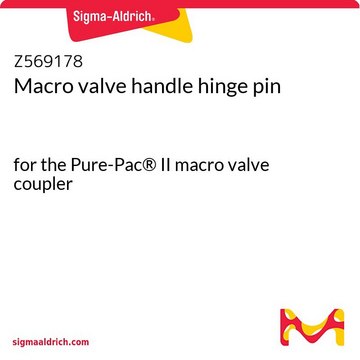 Macro valve handle hinge pin