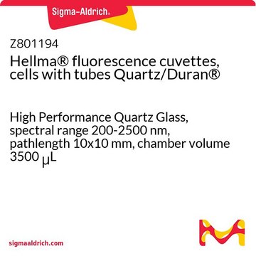 HELLMA(R) FLUORESCENCE CUVETTES, CELLS W