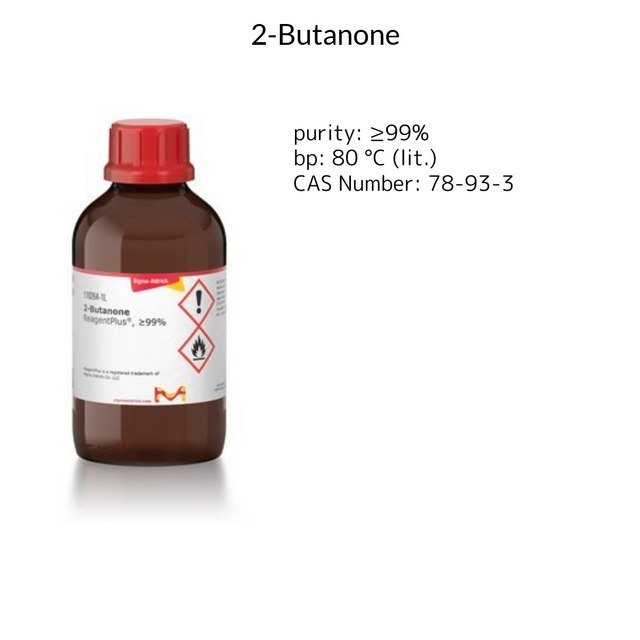 2-BUTANONE, REAGENTPLUS, >=99%