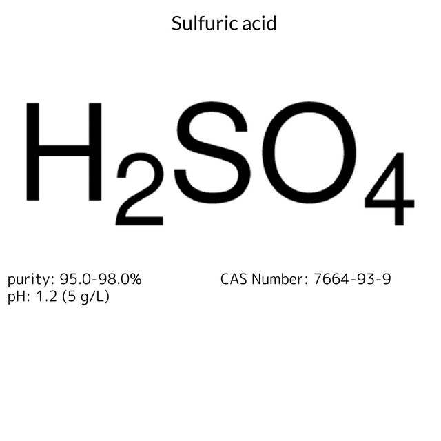 SULFURIC ACID, ACS REAGENT, 95.0-98.0%