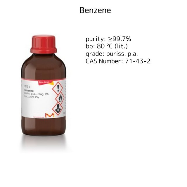 BENZENE R. G., REAG. ACS,